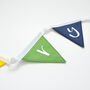 Personalised Colourful Bunting Boys Bedroom, thumbnail 4 of 8