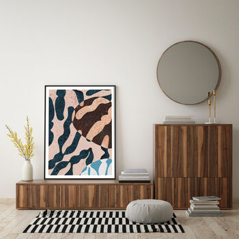 Terrazzo Abstract Cells Art Print, 2 of 7
