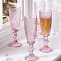 Set Of Four Armas Rose Champagne Flutes, thumbnail 1 of 4