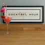 Cocktail Hour Frame Clock, thumbnail 2 of 7