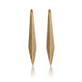 Gold Plated Silver Slim Shard Earrings, thumbnail 3 of 4