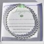 May Birthstone Chrysoprase Sterling Silver Bead Bracelet, thumbnail 1 of 6