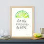 'Let The Evening Be Gin' Original Painting, thumbnail 3 of 12