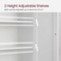 Storage Cabinet With Two Doors And Adjustable Shelves, thumbnail 9 of 12