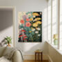 Japanese Vintage Flower Meadow Art Print, thumbnail 2 of 3