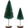 Decorative Bottle Brush Trees Green, Gold Or Silver, thumbnail 7 of 12