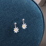 Sterling Silver Happiness Daisy Flower Earrings, thumbnail 4 of 4