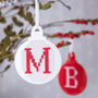 Personalised Cross Stitch Christmas Bauble Kit, thumbnail 3 of 4
