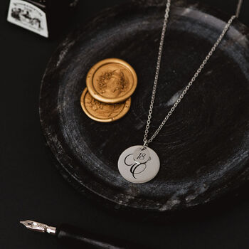 18th Birthday Gift For Her Engraved Personalised Disc Necklace, 3 of 5