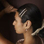 Alyssa Freshwater Pearl Hair Slide Short, thumbnail 4 of 6