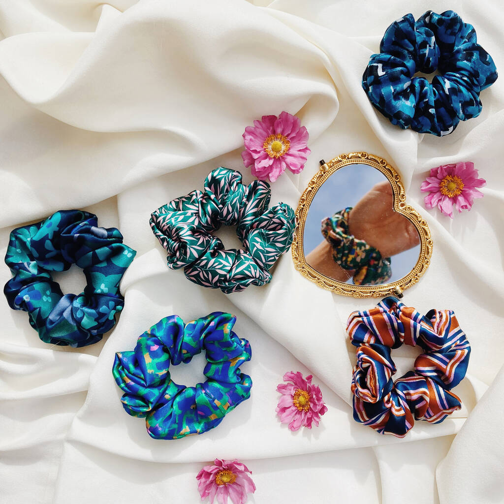 How luxurious it is to have a scrunchie made from the iconic
