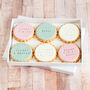 Personalised Thank You Iced Biscuits Box Of Six, thumbnail 2 of 4