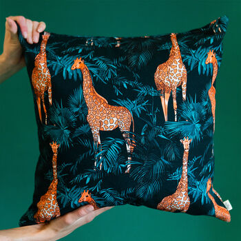 Giraffe Print Cushion, 3 of 5