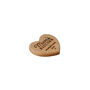 'Mum's Kitchen Seasoned With Love' Oak Heart Magnet, thumbnail 3 of 3