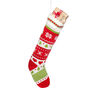 Personalised Chunky Knit Nordic Christmas Stocking, thumbnail 3 of 7
