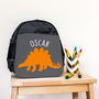 Children's Personalised Dinosaur Mini Rucksack, thumbnail 3 of 11