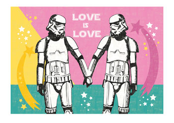 Original Stormtrooper Love Is Love Print, 2 of 2
