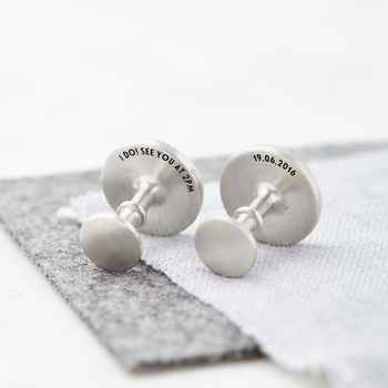 Limited Edition Sterling Silver Coordinates Cufflinks, 3 of 5