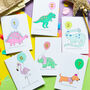 Personalised Happy Birthday Sausage Dog Numbered Card, thumbnail 2 of 2
