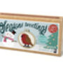 Seasons Tweetings Christmas Mini Matchbox Cross Stitch Kit, thumbnail 2 of 5
