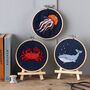 Mini Whale Embroidery Kit, thumbnail 6 of 6