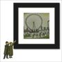 Framed 'London Eye' Print. Lowry Style, thumbnail 1 of 4