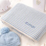 Mini Stripe Unisex Knitted Baby Blanket, thumbnail 11 of 12