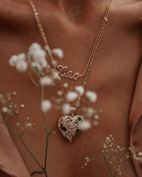 Valentina Heart Locket Necklace, 5 of 5