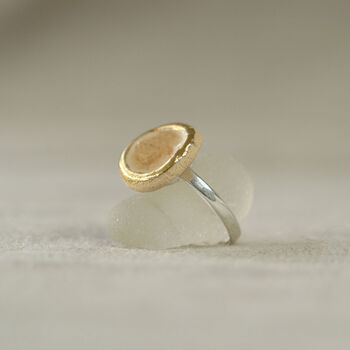 Small Round Crystal Pool Adjustable Ring, 2 of 4