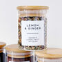 Loose Leaf Tea Storage Jar With Personalised Label, thumbnail 3 of 11
