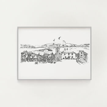 Lake District Skyline Art Print, 6 of 6
