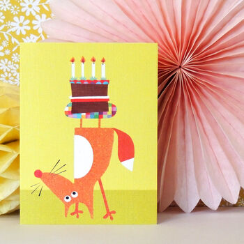 Mini Topsy Turvy Fox Card, 4 of 4