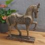 Horse 39cm Carved Wood Effect, thumbnail 3 of 9