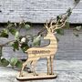 Wooden Personalised Deer Table Place Names, thumbnail 3 of 5