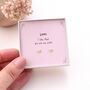 'I Like My Sister' Sterling Silver Crystal Heart Earrings, thumbnail 8 of 8