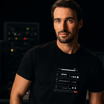 Hifi Music Tech Black T Shirt, 5 of 7