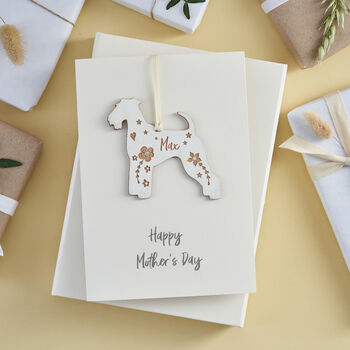 Personalised Pet Dog Keepsake Mother's Day Card, 2 of 8