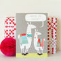 Personalised Bubble Llama Card, thumbnail 1 of 2
