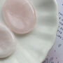 Rose Quartz Worry Stone For Comfort And Love, thumbnail 2 of 3