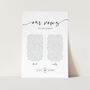 Wedding Vows Anniversary Gift, Contemporary Script Design, thumbnail 3 of 4