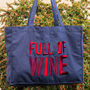 Full Of Wine Shopping Bag, thumbnail 5 of 11