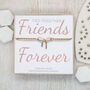 Rose Gold Bow Bracelet, Tied Together Friends Forever, thumbnail 1 of 4