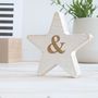 Ampersand Wooden Star, thumbnail 2 of 4