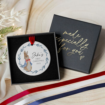 Baby's First Christmas Ornament With Name And Year, 5 of 7