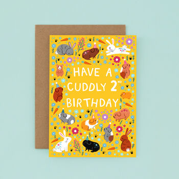 Any Age Pet Birthday Card, Girls Age Birthday Card, 4 of 9