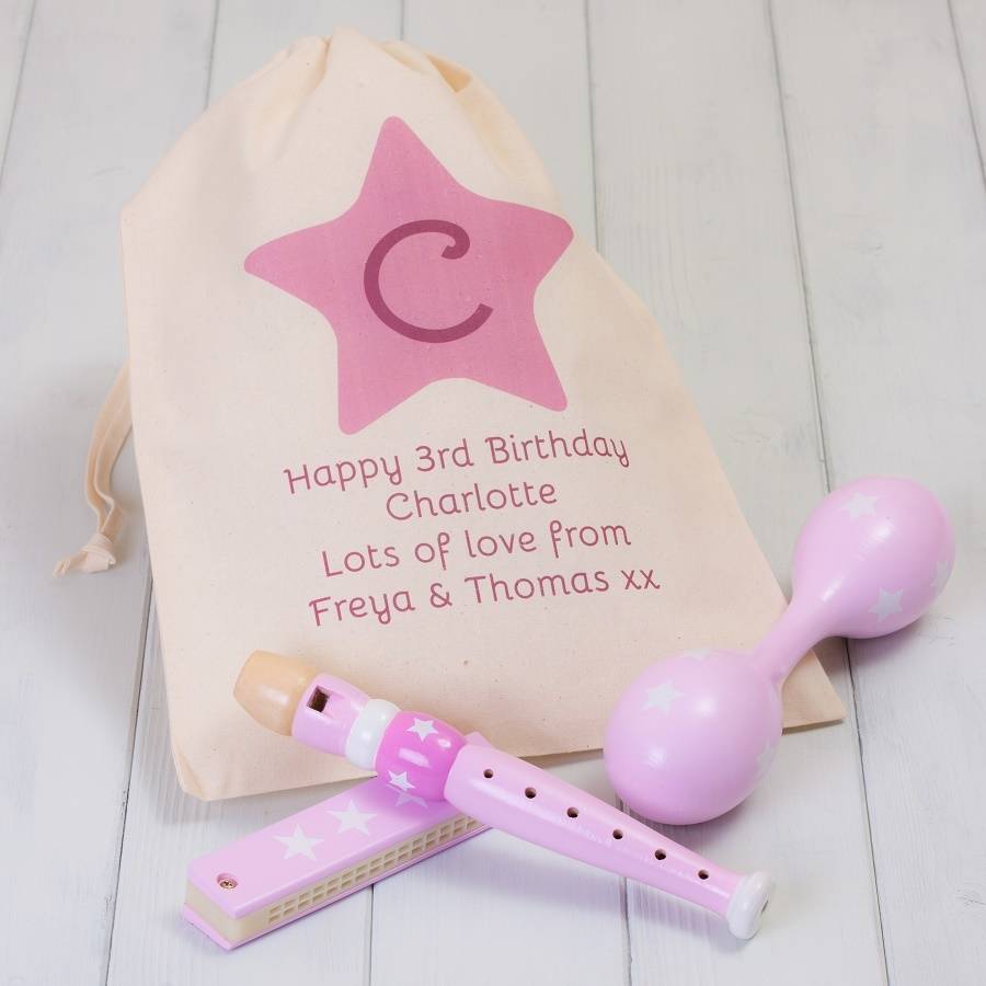 Personalised Children's Musical Instruments Set And Bag