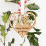 Personalised Christmas Heart Bauble Decoration, thumbnail 1 of 6