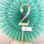 Age Two Wooden Cake Topper, thumbnail 2 of 2