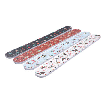 Set Of Four Christmas Design Nail Files, 4 of 4