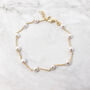 18ct Gold Plated Essential Freshwater Pearl Bracelet, thumbnail 1 of 6